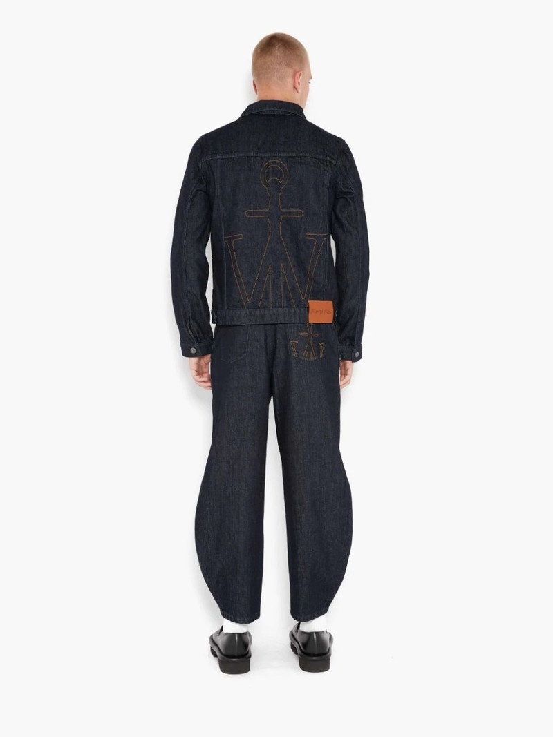 PRINTED SWAN DENIM JACKET 4