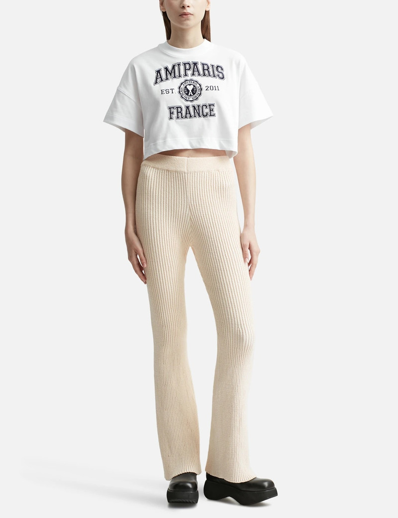 AMI Paris RIBBED TROUSERS outlook
