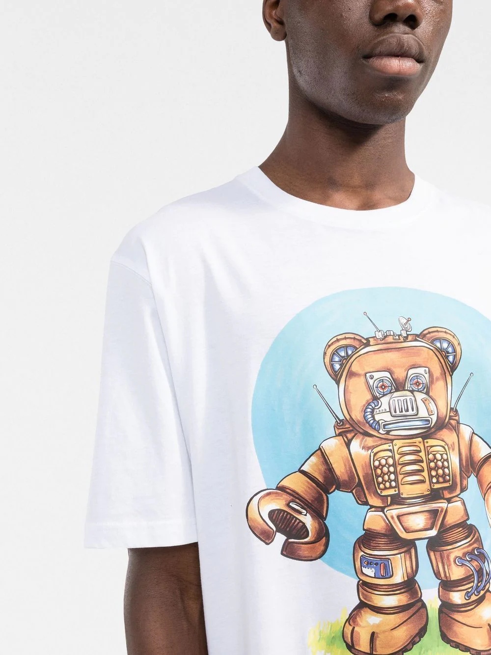 robotic Teddy print T-shirt - 5