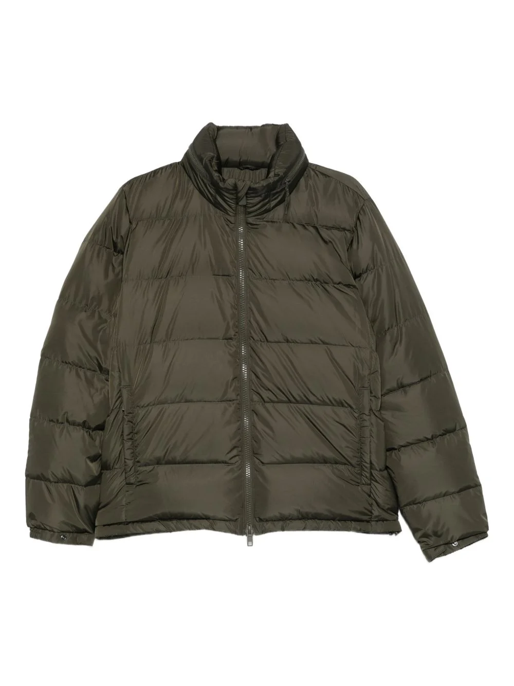 zip puffer jacket - 1
