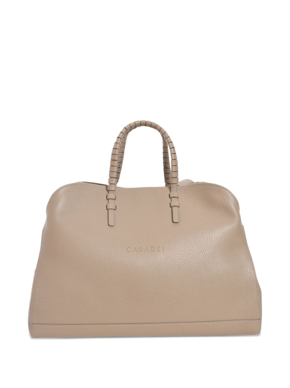 double C embossed leather tote bag - 2