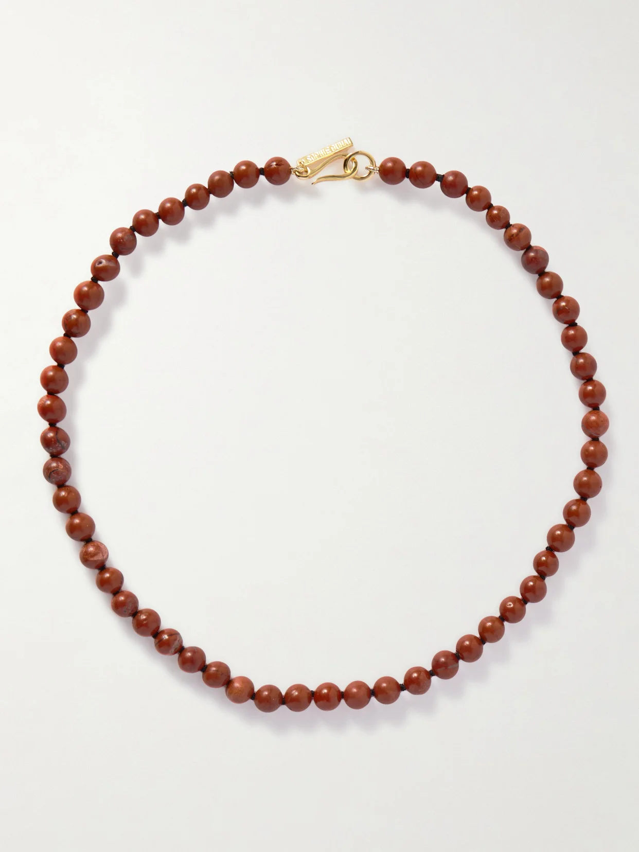 Gold Vermeil Jasper Necklace - 1
