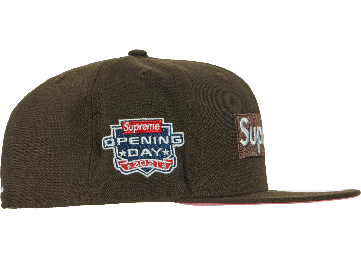 Supreme No Comp Box Logo New Era Brown - 2