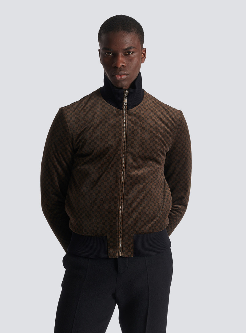 Reversible mini monogrammed bomber 6