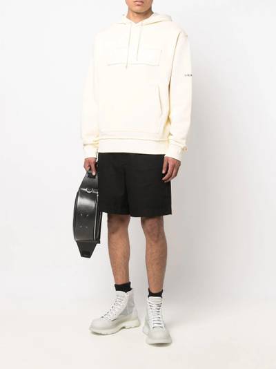 Helmut Lang Trapunto cotton hoodie outlook