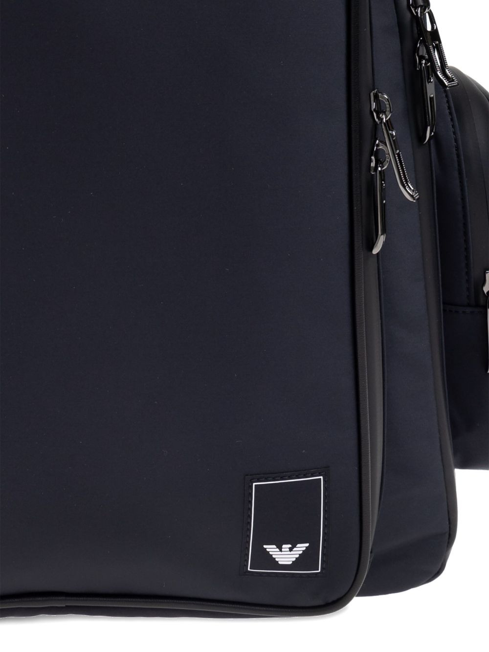 logo-patch adjustable backpack - 4