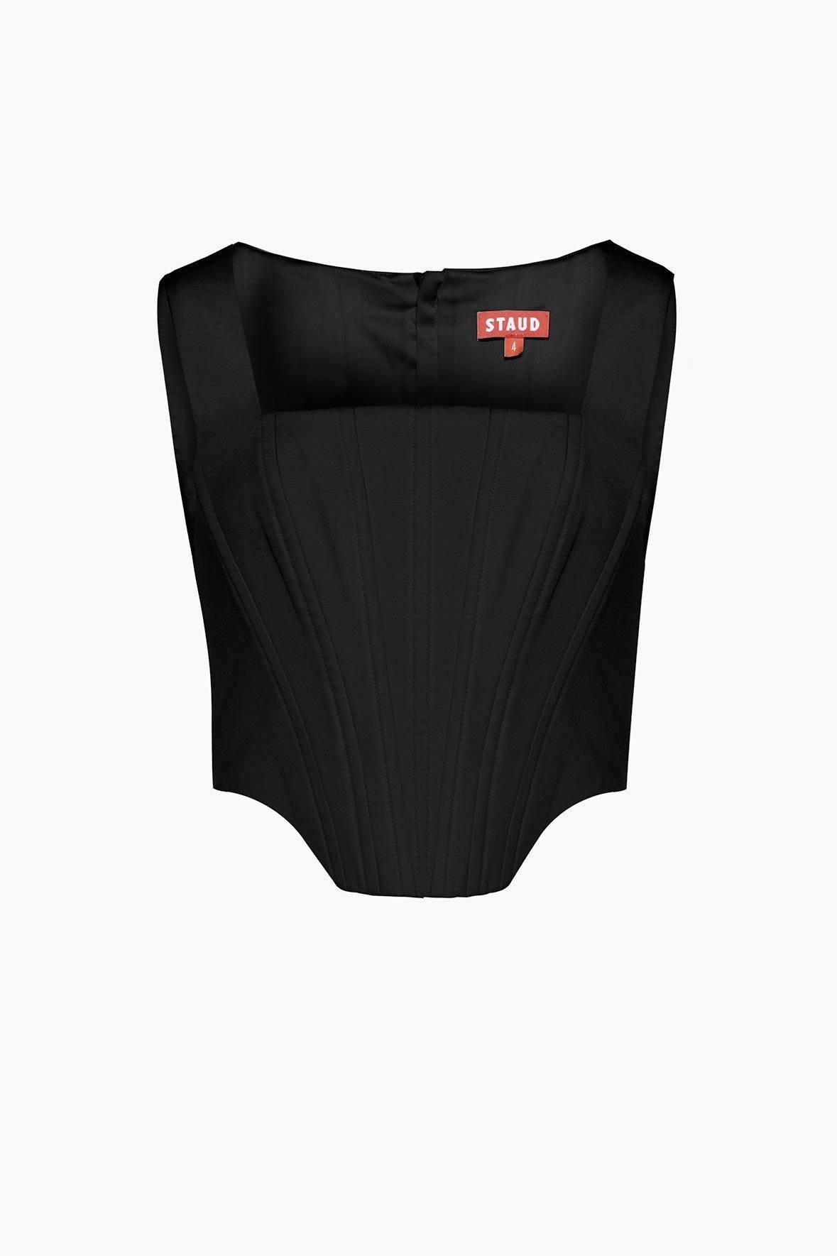 STAUD ALICE TOP | BLACK - 7