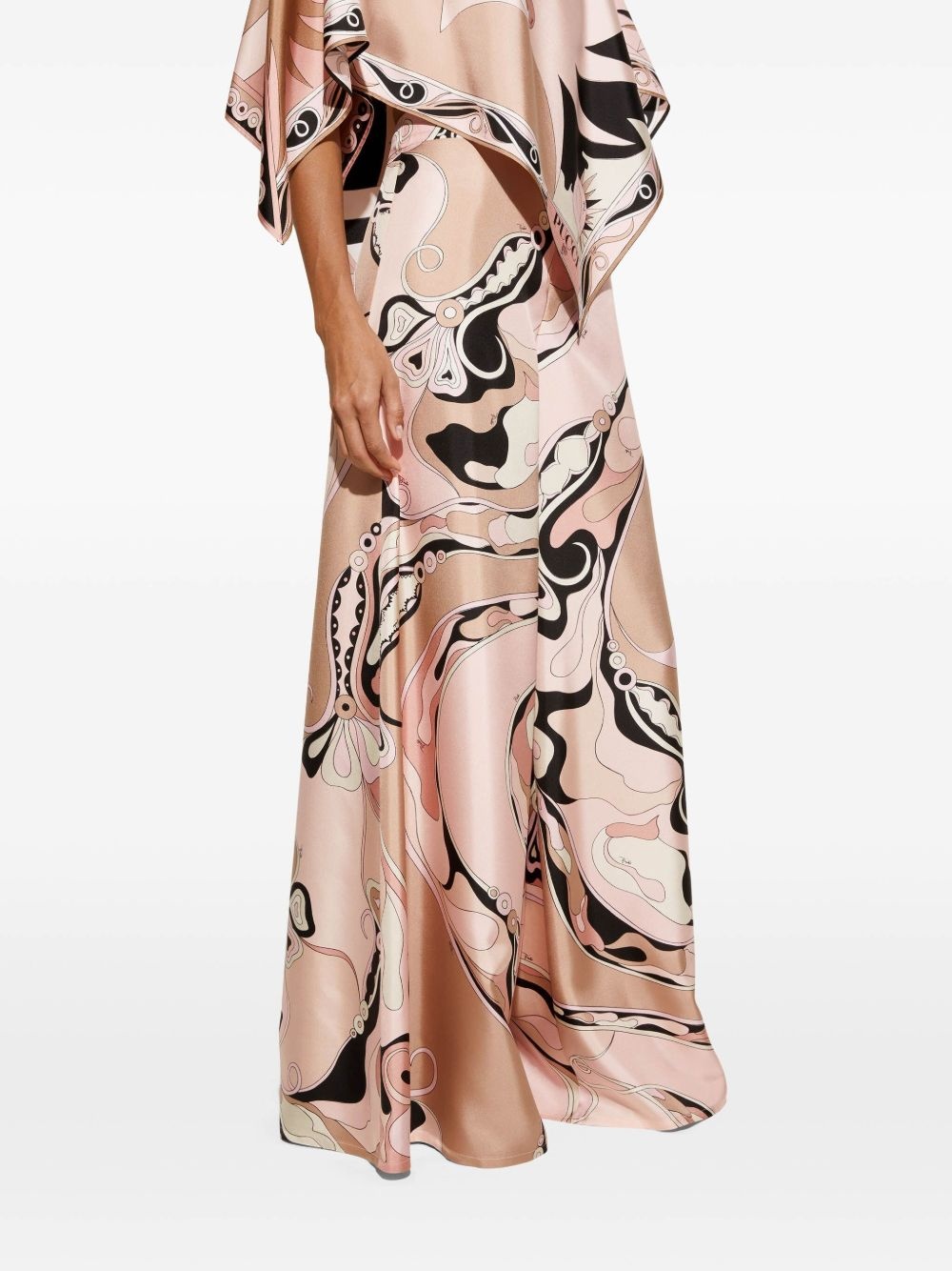 Orchidee-print pants - 5