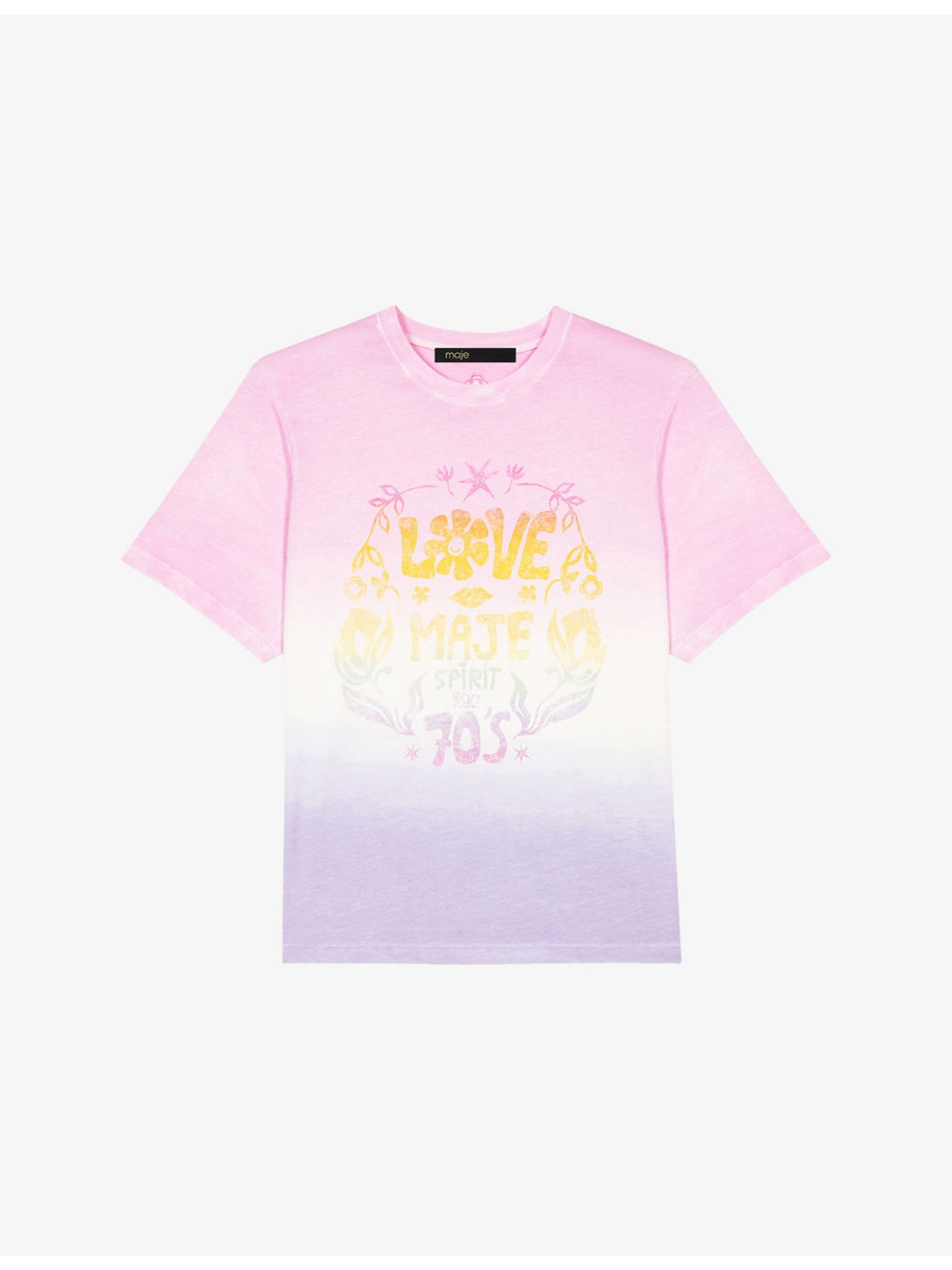 Branded-Print Tie-Dye Cotton-Jersey T-Shirt - 1