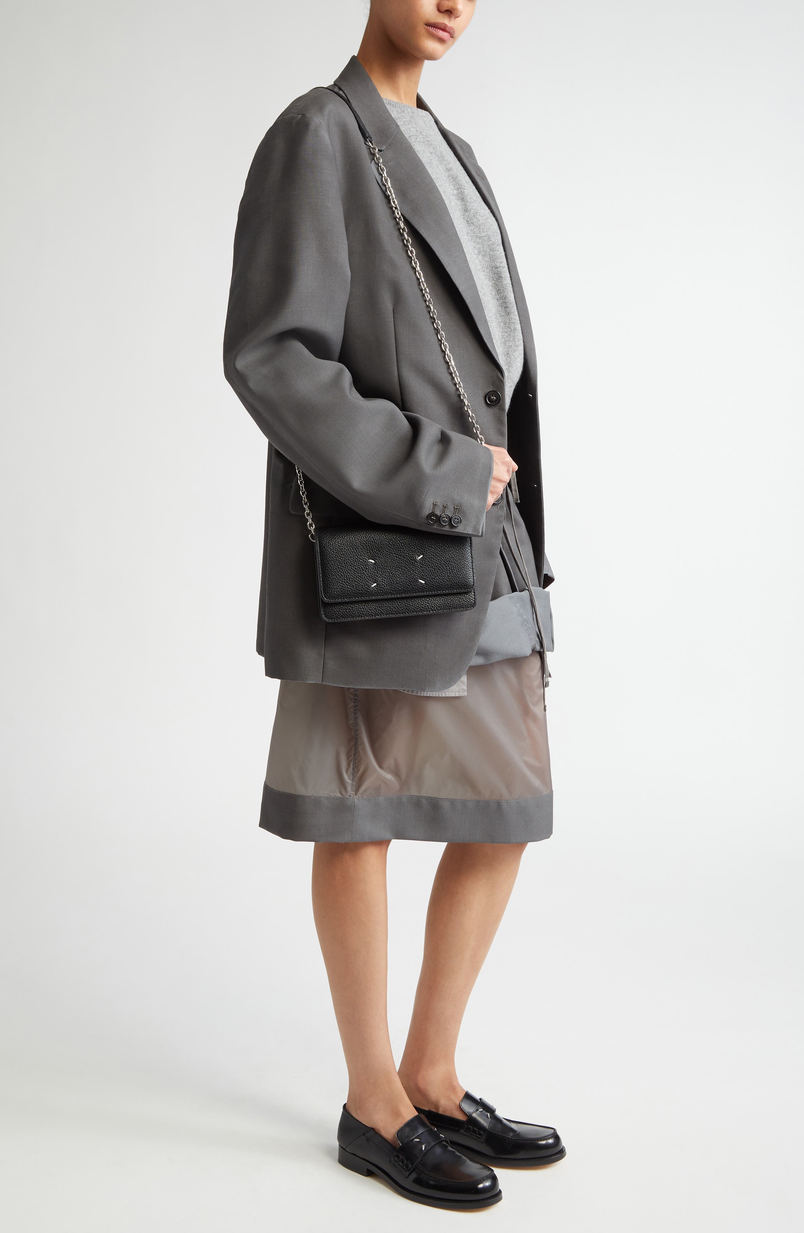 Maison Margiela Mohair & Wool Suit Jacket in Dark Taupe at Nordstrom - 2