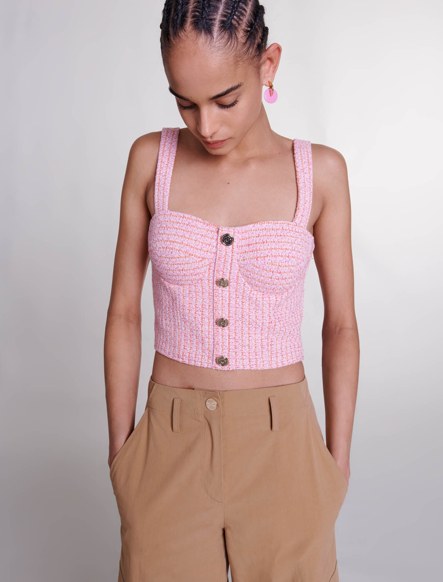 Tweed crop top - 7