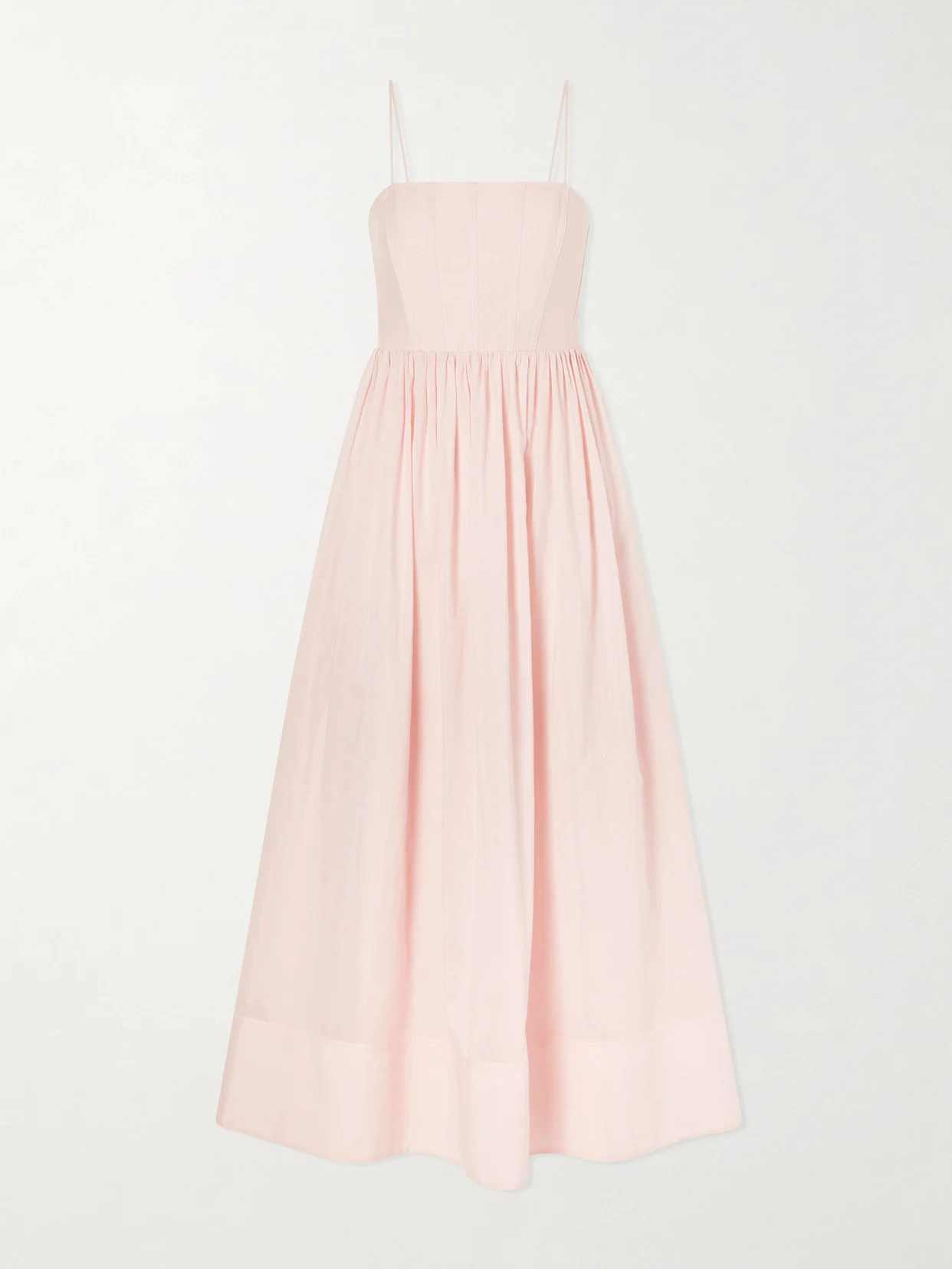 Rosie Silk And Cotton-blend Maxi Dress - 1