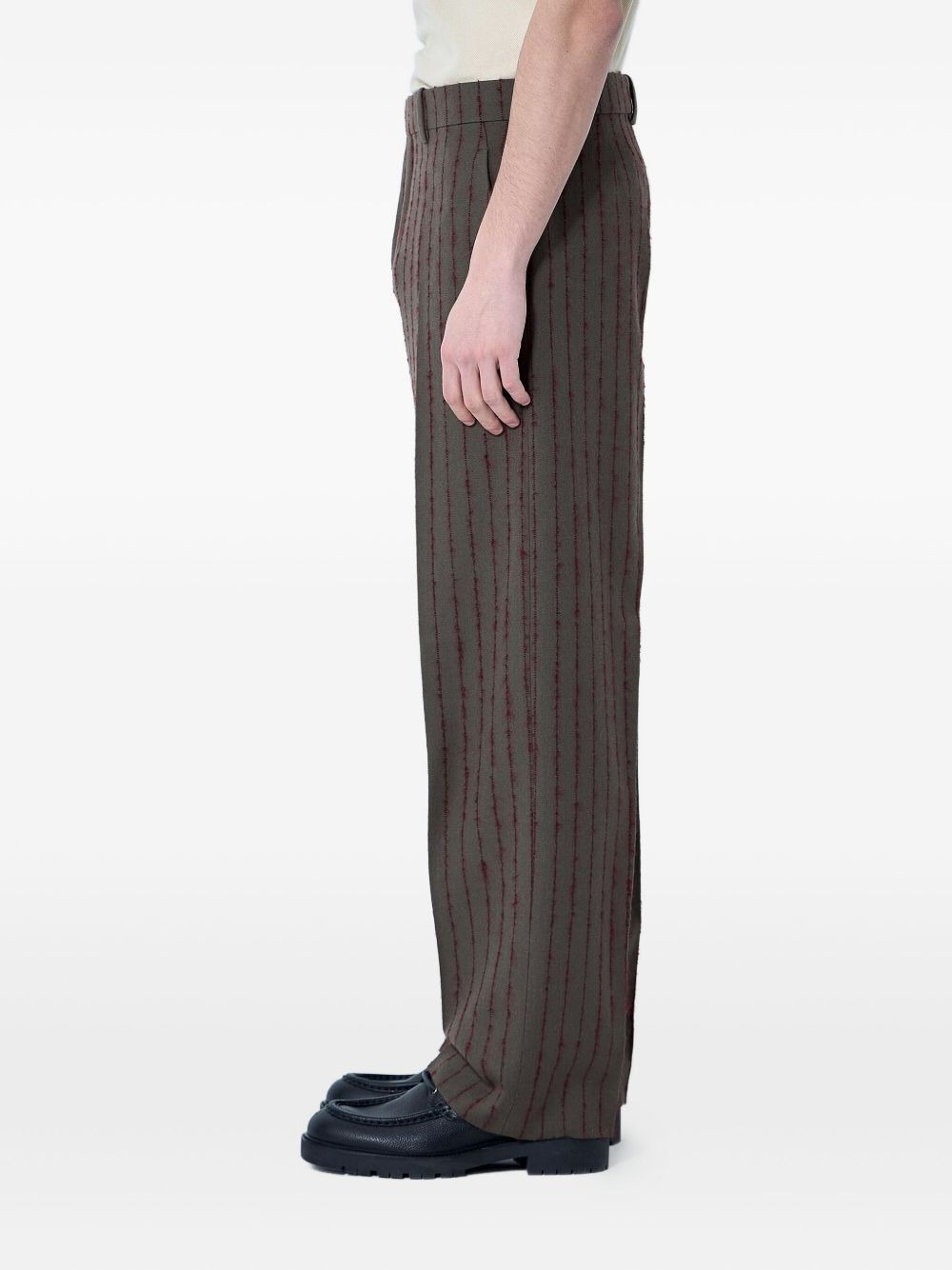wool-blend tailored pants - 3