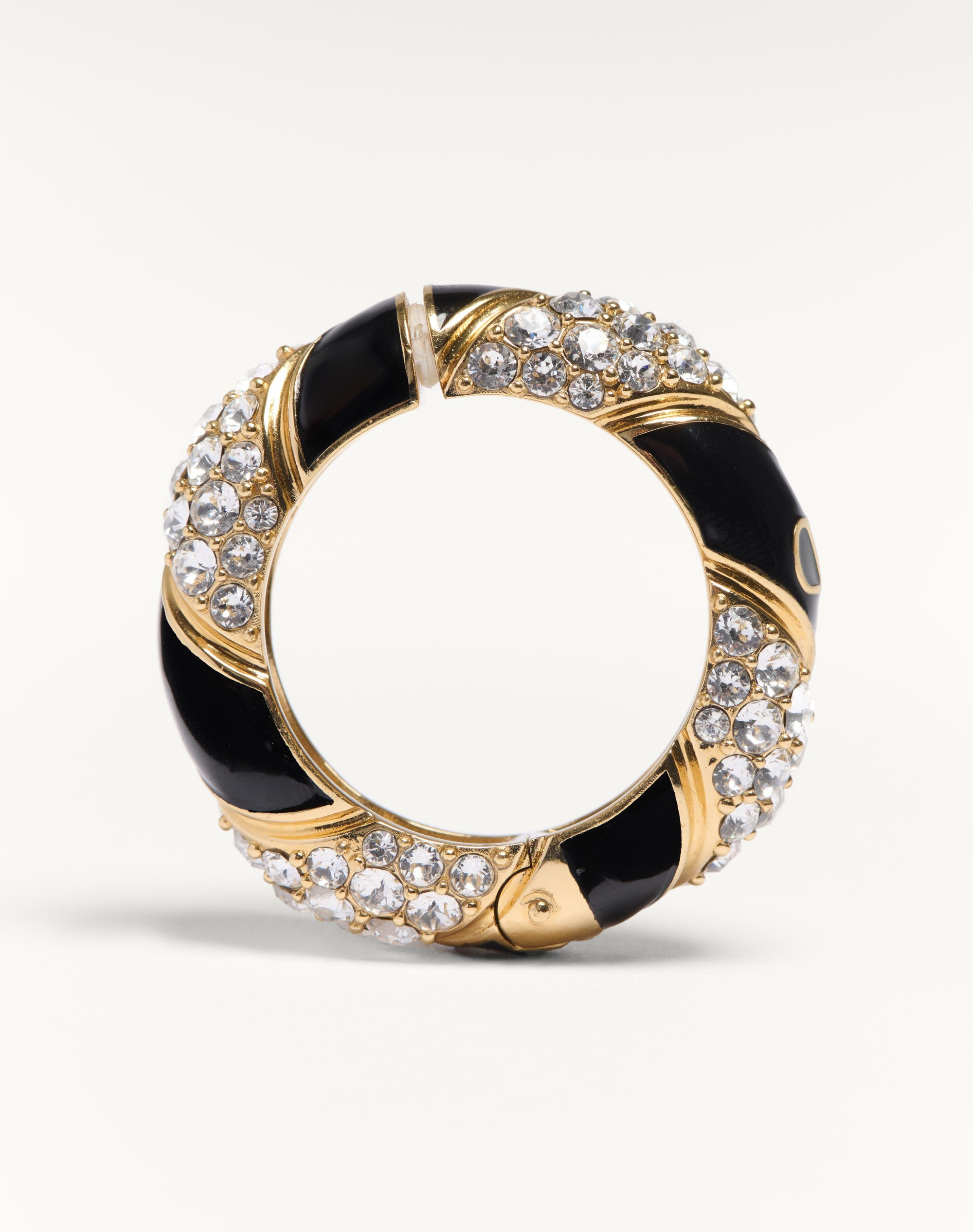VALENTINO GARAVANI PAS PLUS EARRINGS IN METAL, ENAMEL, PEARL AND SWAROVSKI® CRYSTALS - 5