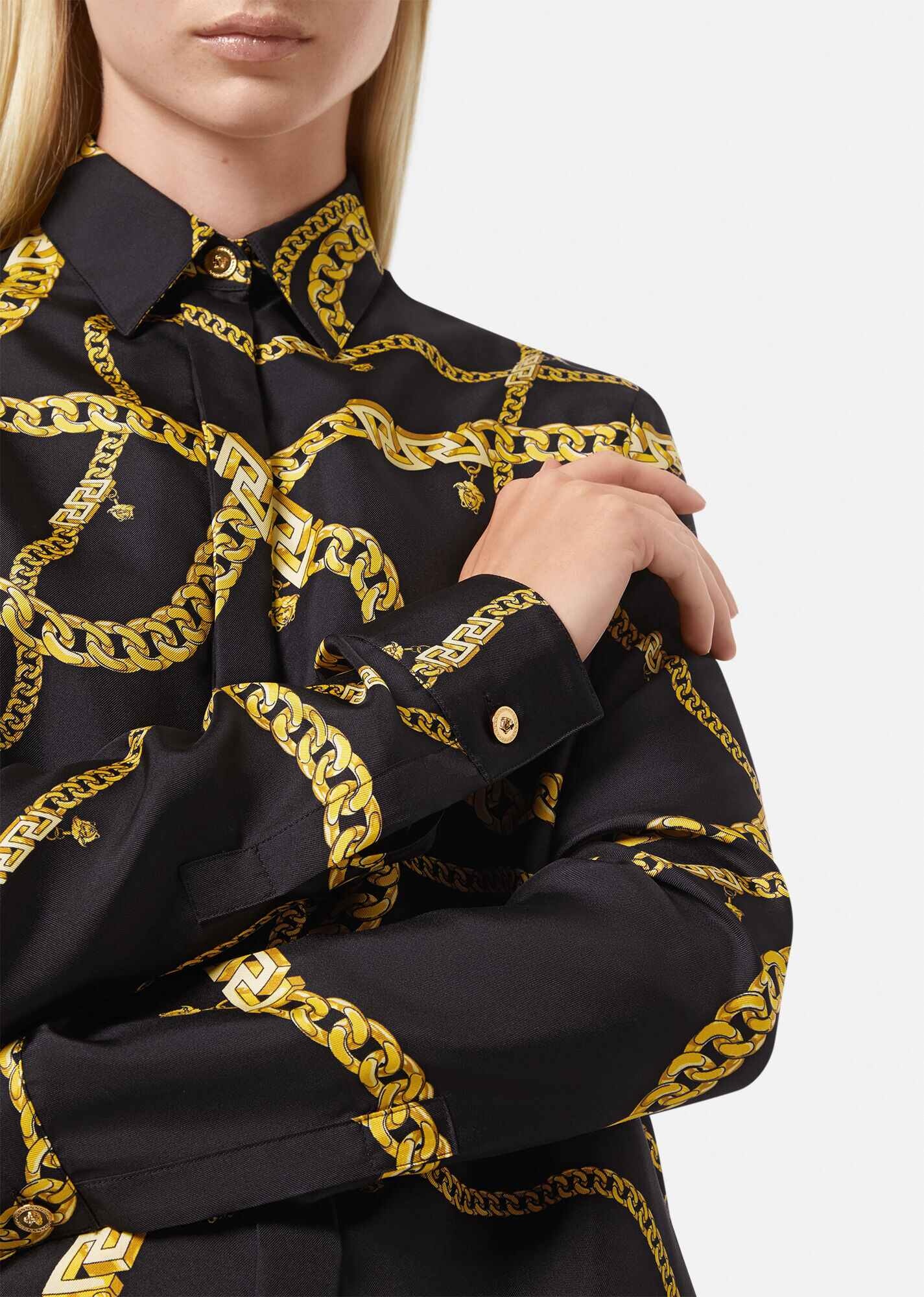 Chain Silk Shirt - 5