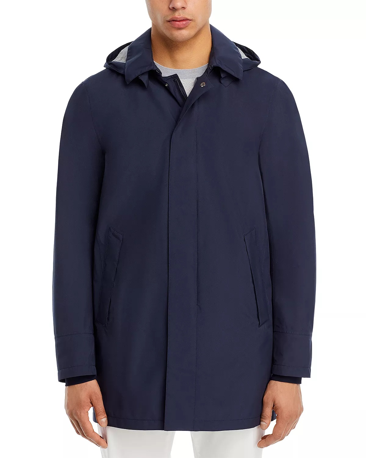 Laminar Slim Fit Woven Raincoat - 3