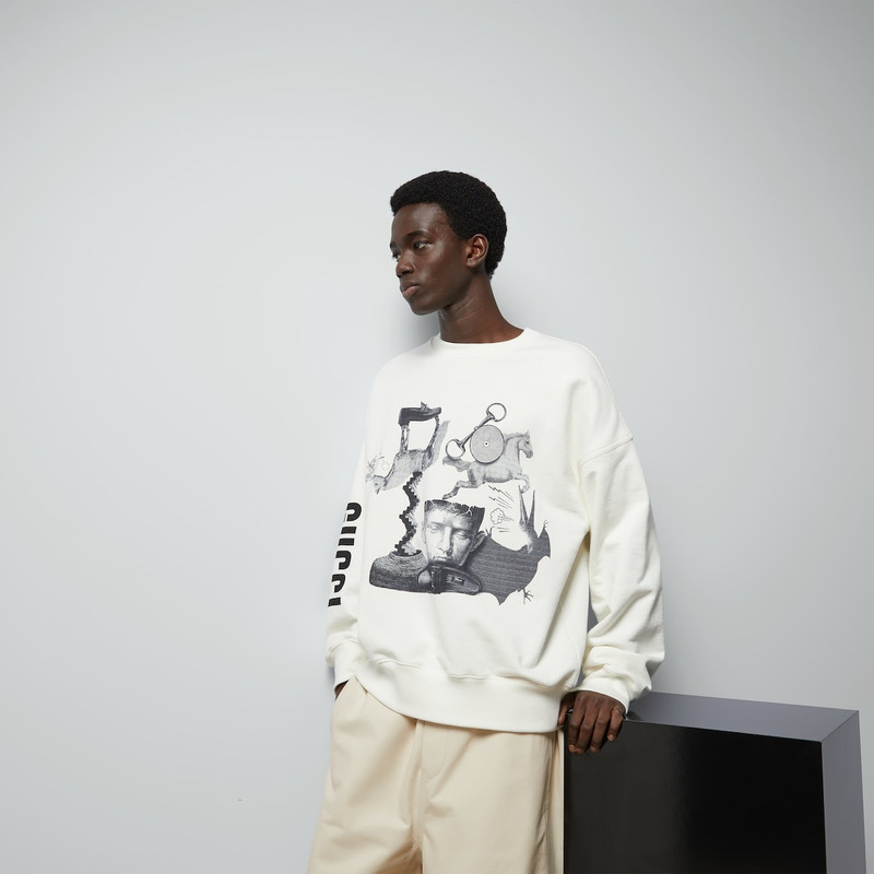Gucci heritage print cotton sweatshirt 5