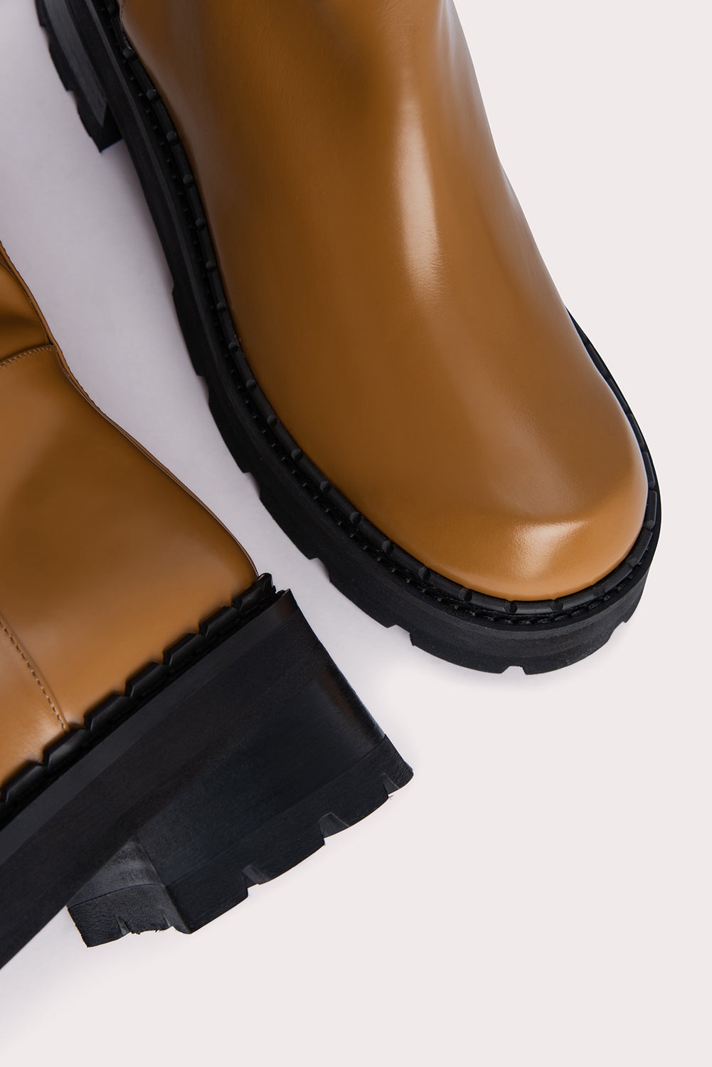 Russel Peanut Butter Soft Semi Patent Leather - 4