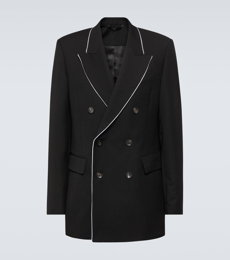Rise double-breasted wool blazer - 1