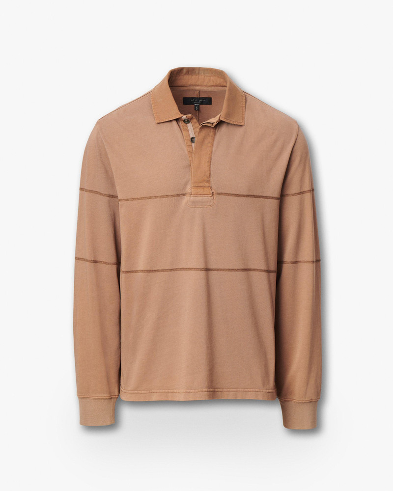 Washed Cotton Rugby Shirt 1