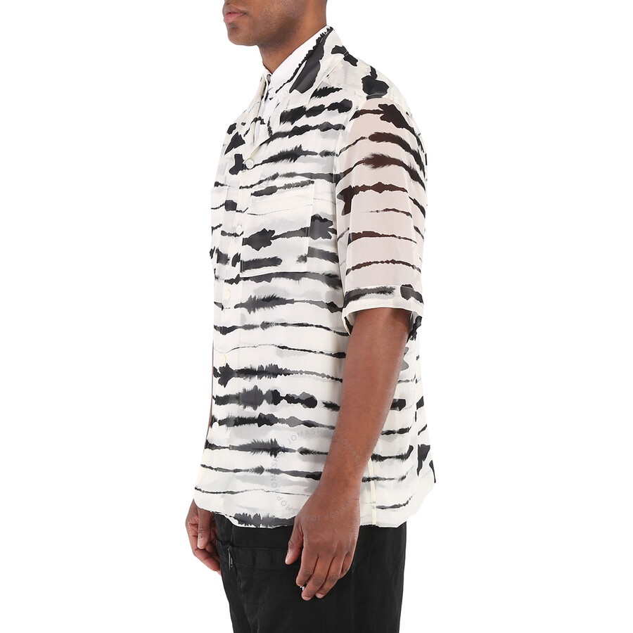 Burberry Watercolour Print Double-layered Shirt - 5