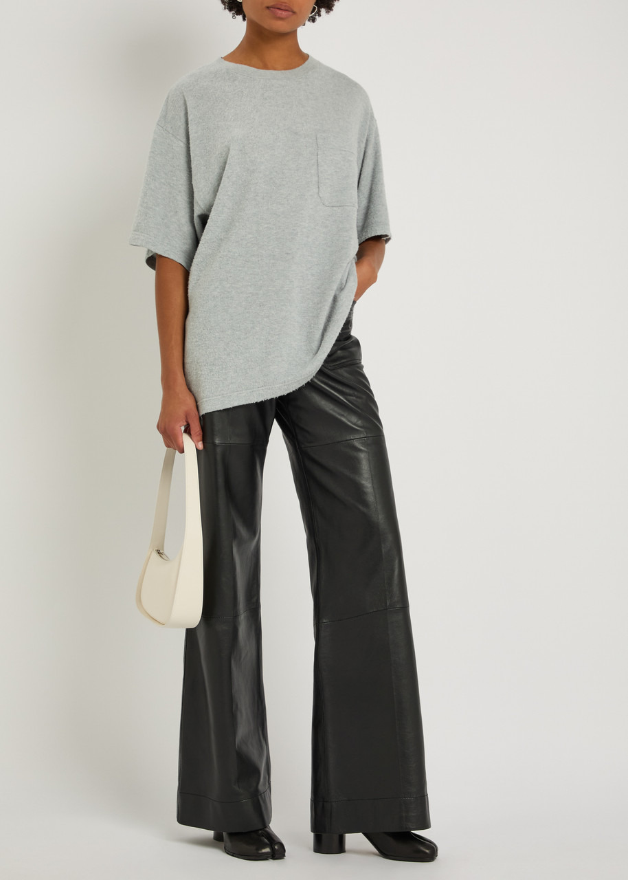 The Row Kaddy Brushed Cotton-jersey T-shirt - 4