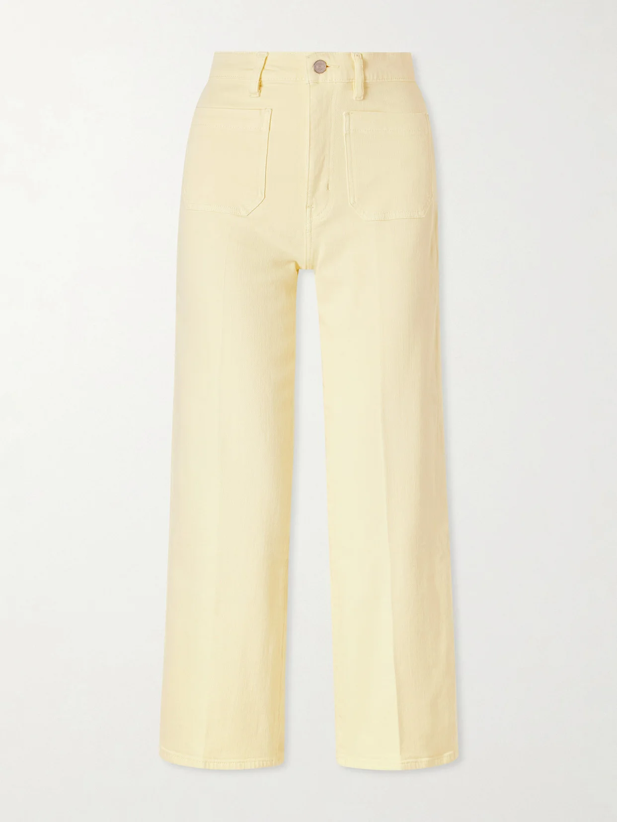Anchor Cotton-blend Straight-leg Pants - 1
