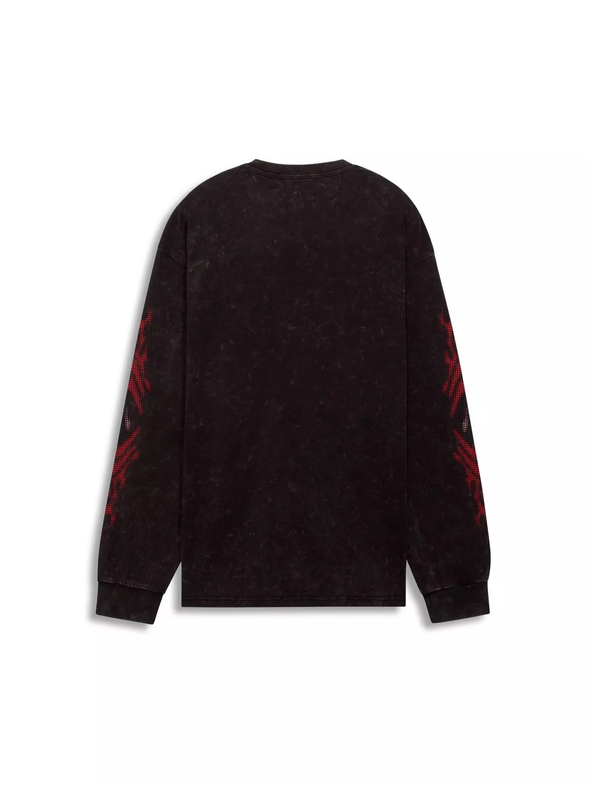 PUMA Women's PUMATECH-X Washed Oversized Long-sleeve Sweatshirt -Black - 2