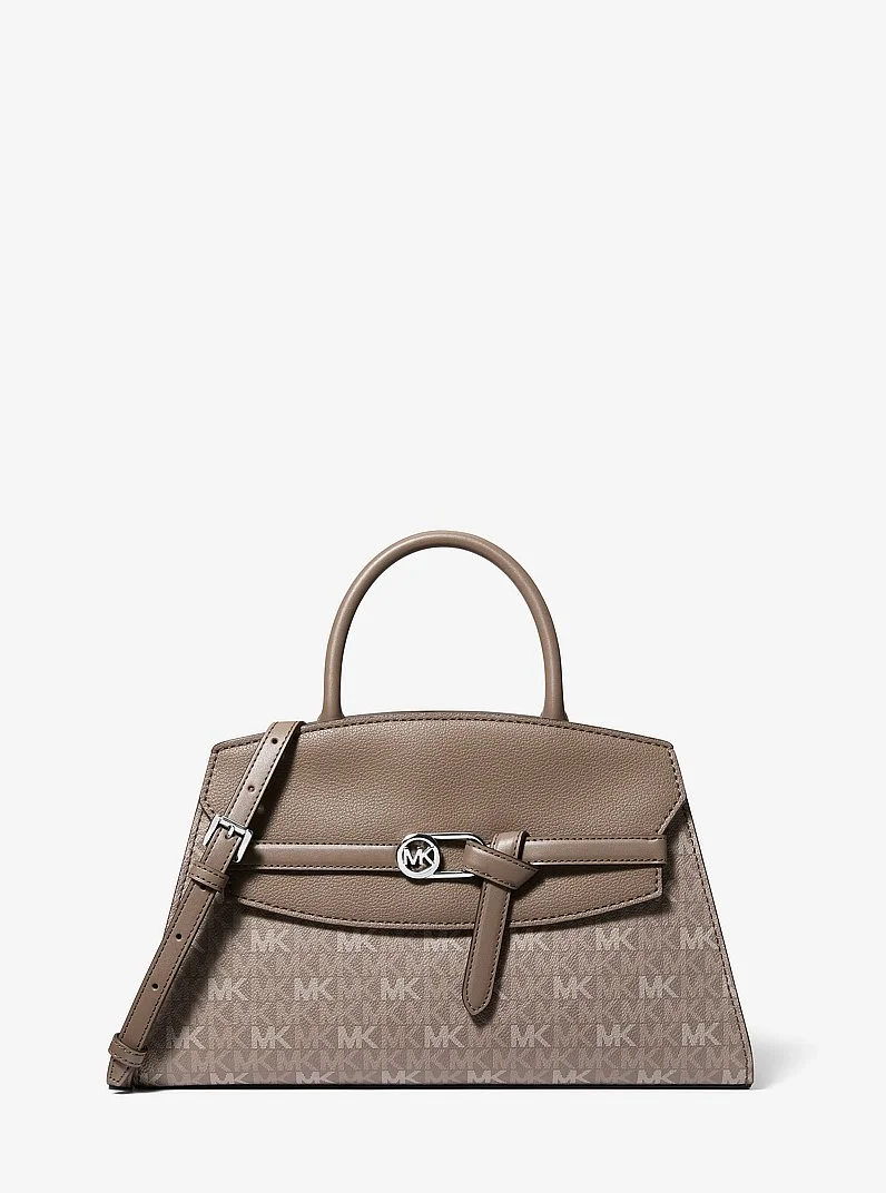 Greta Medium Signature Logo Satchel - 1