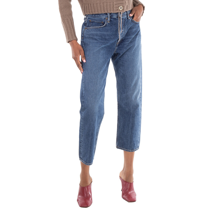 Agolde Ladies Blue Parker Jeans - 2