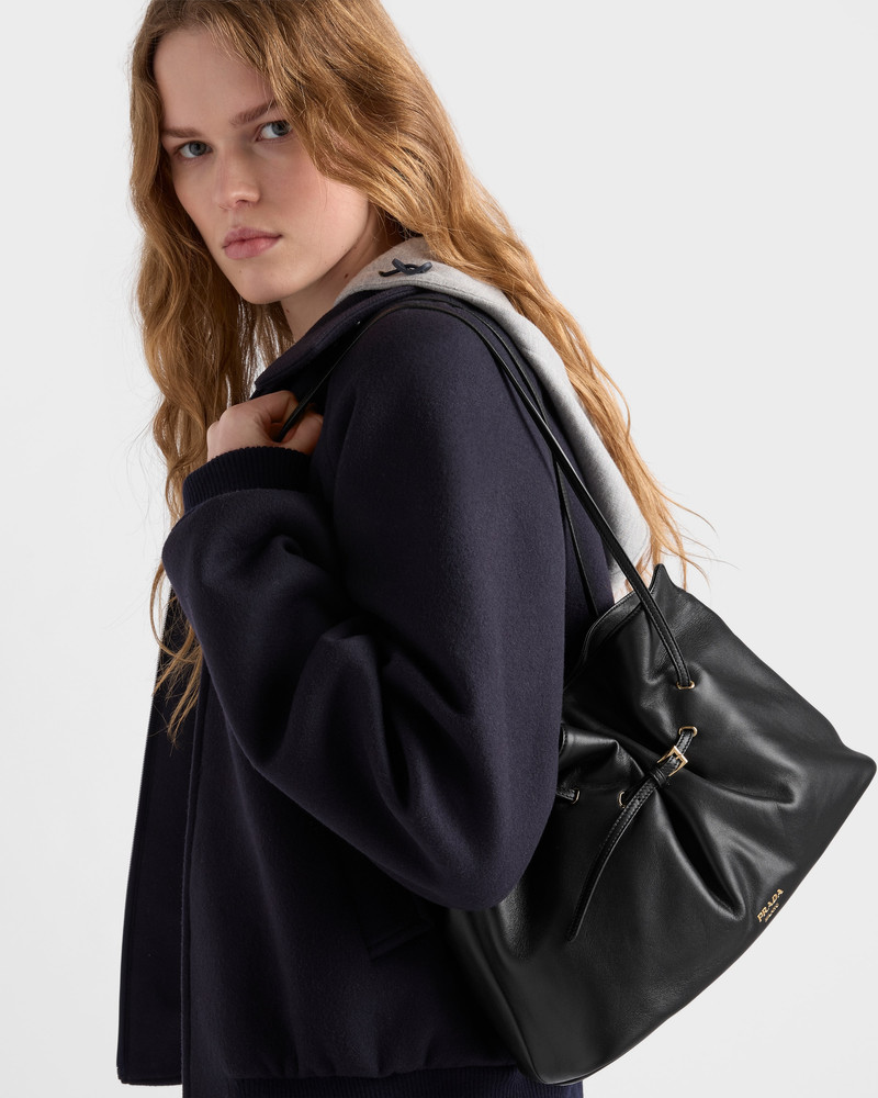 Prada Dada large nappa leather tote bag 8