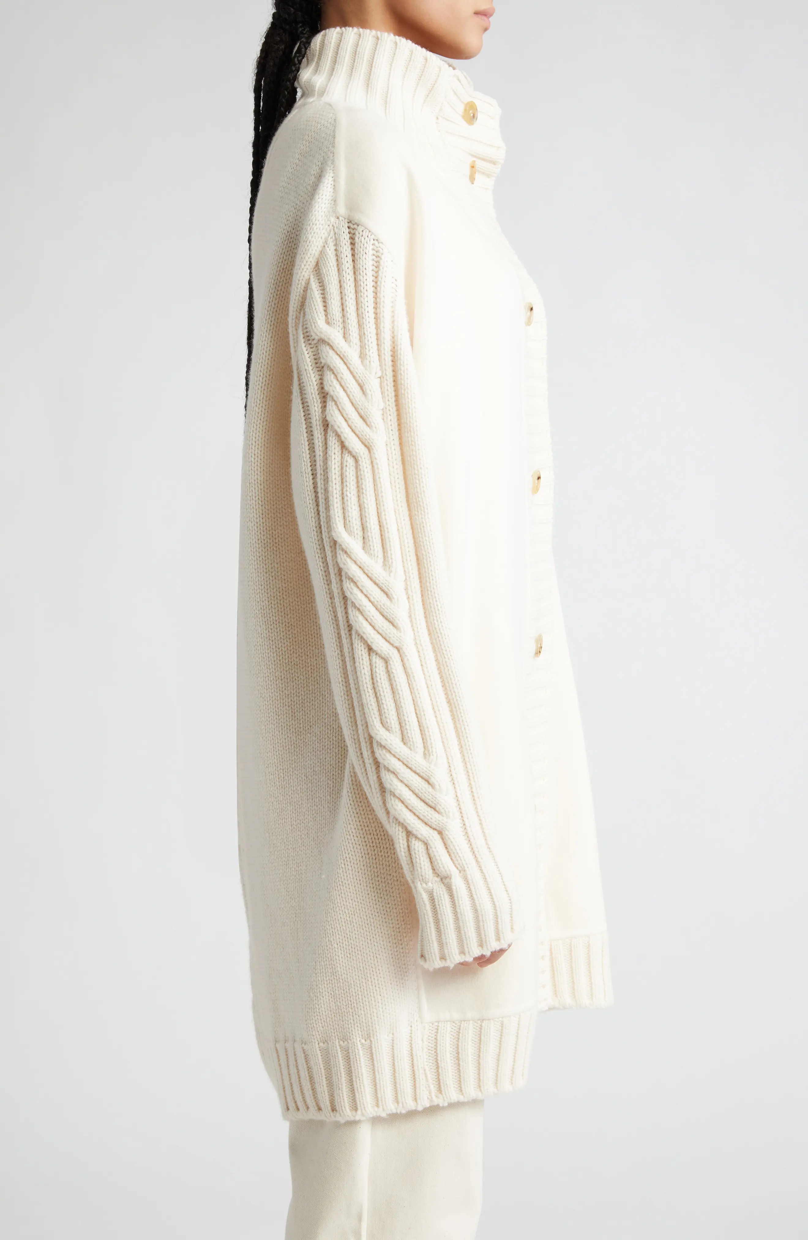 Alcazar Wool & Cashmere Cardigan - 4