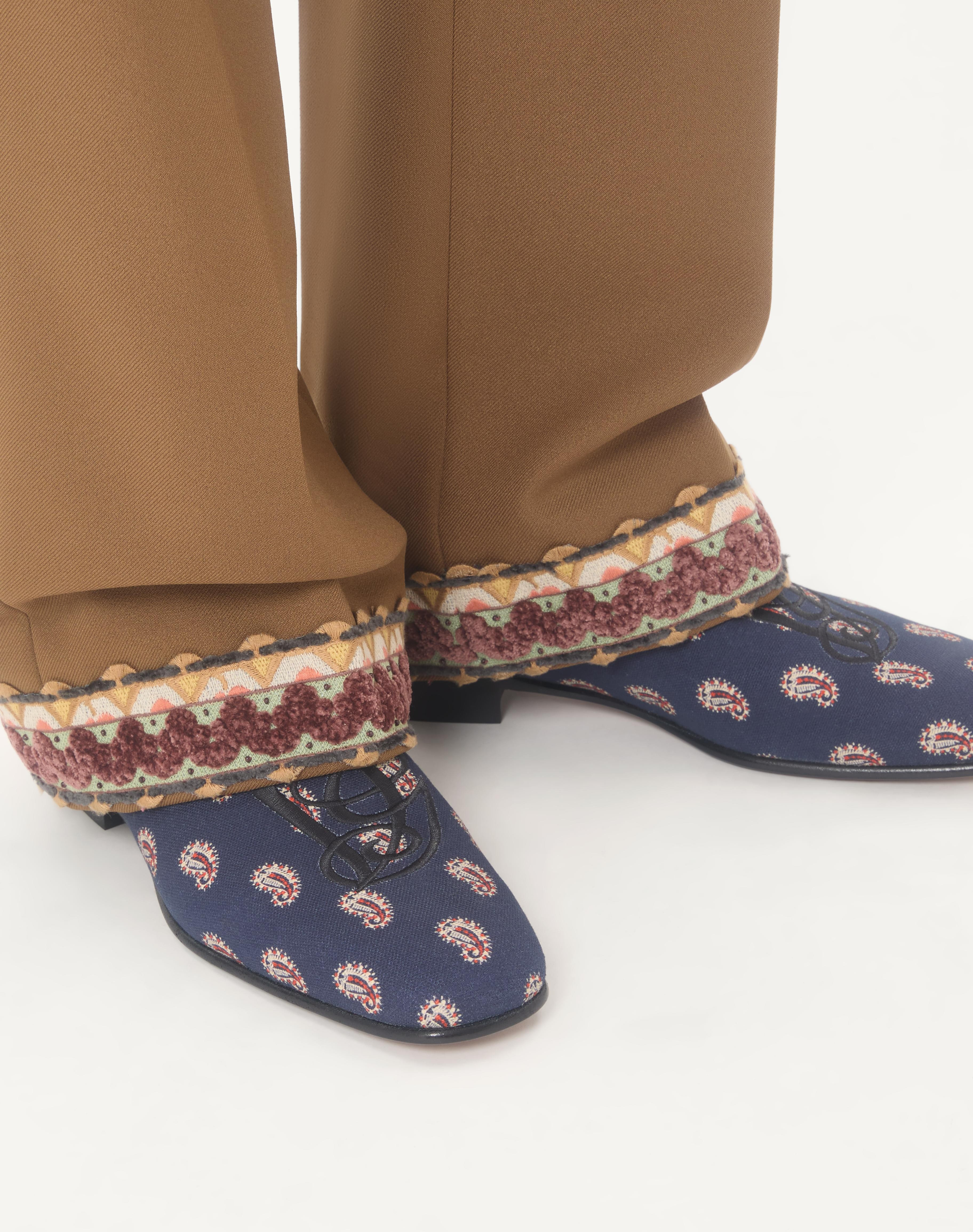 LES ALCÔVETTES LOAFER IN VOYAGE IMAGINAIRE CANVAS FABRIC - 2