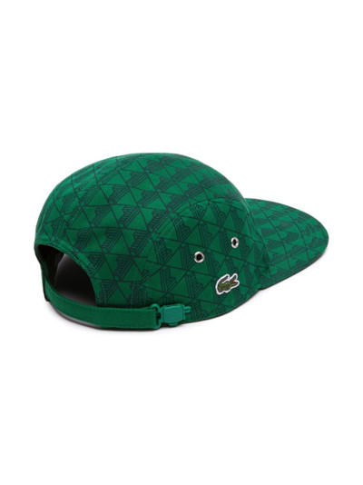 LACOSTE monogram-print organic cotton cap outlook