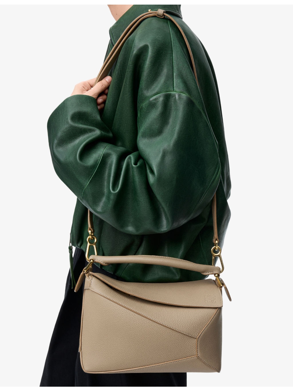 Puzzle Edge Small Leather Cross-Body Bag - 2