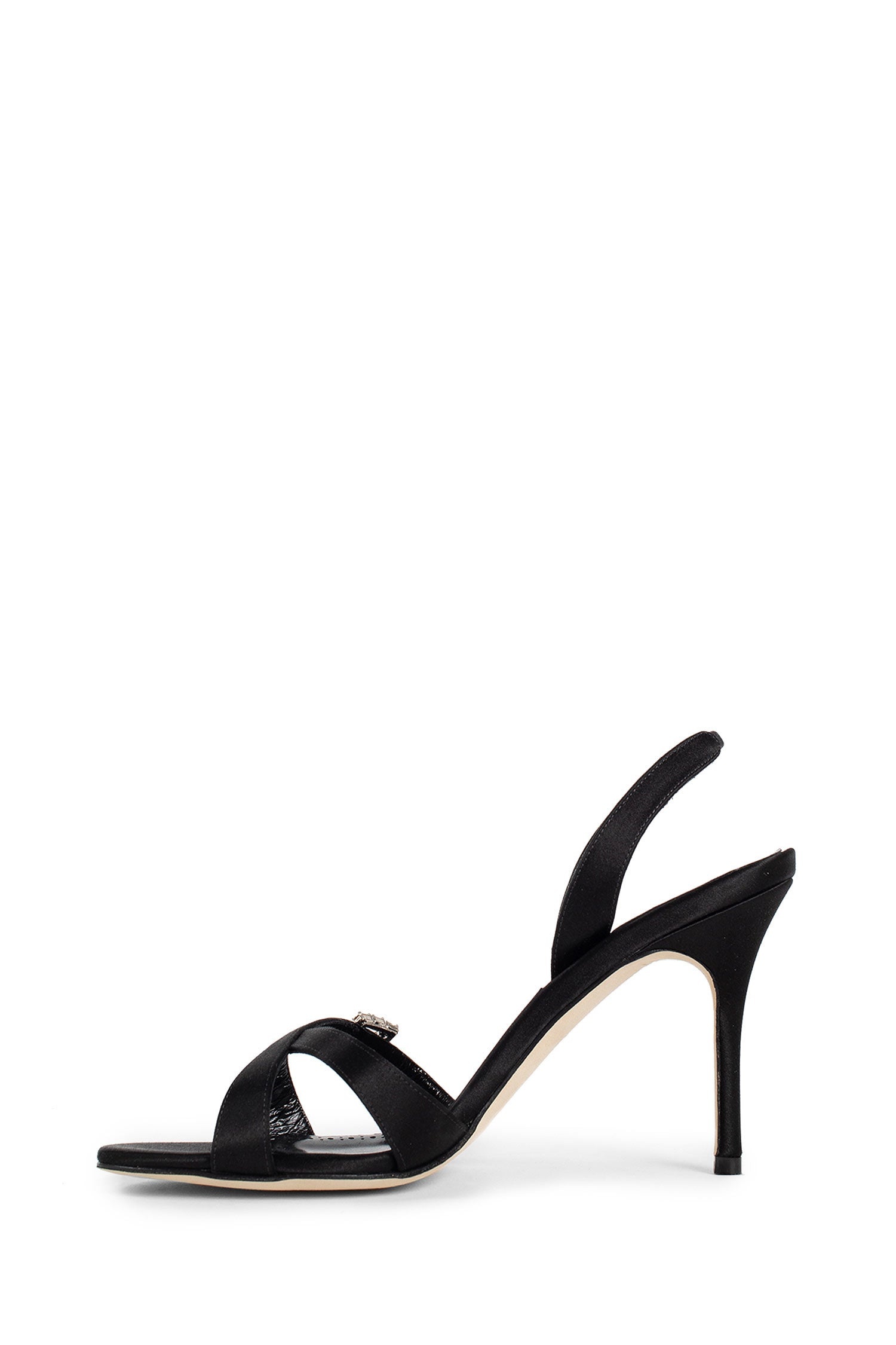 MANOLO BLAHNIK WOMAN BLACK SANDALS - 4