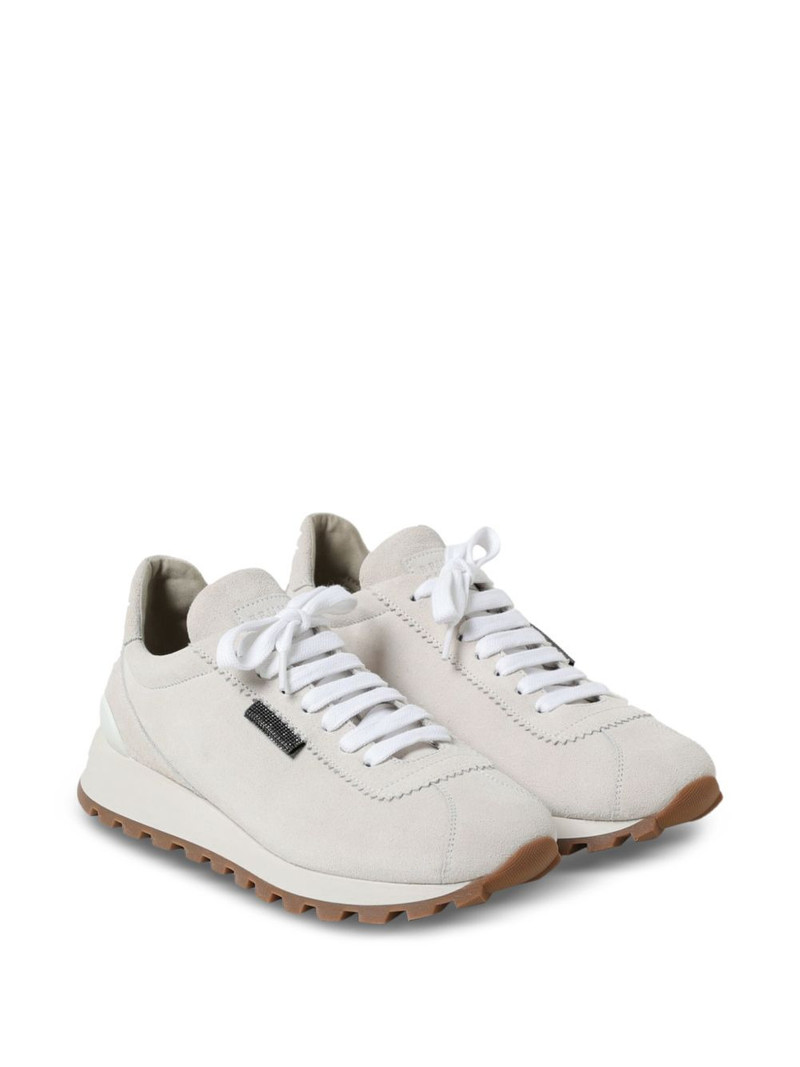 Brunello Cucinelli patch-detail sneakers outlook