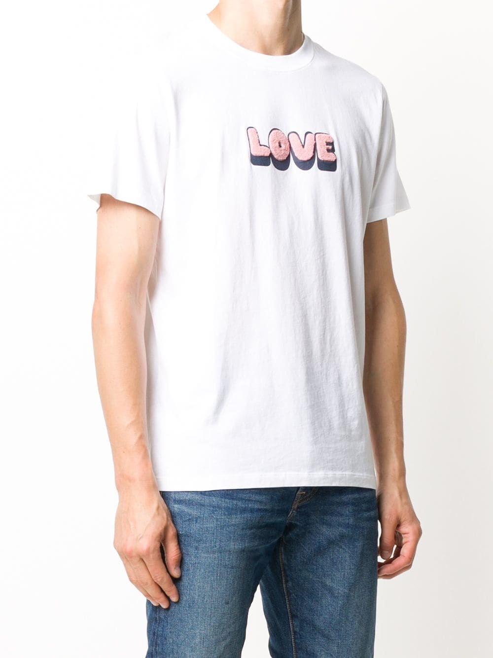 LOVE appliqué print T-shirt - 3