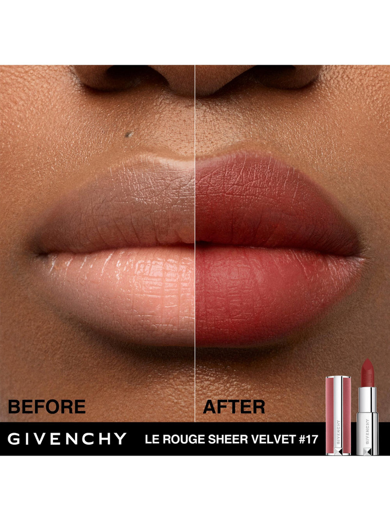 Women's Le Rouge Sheer Velvet Lipstick - 17 Rouge Erable 5