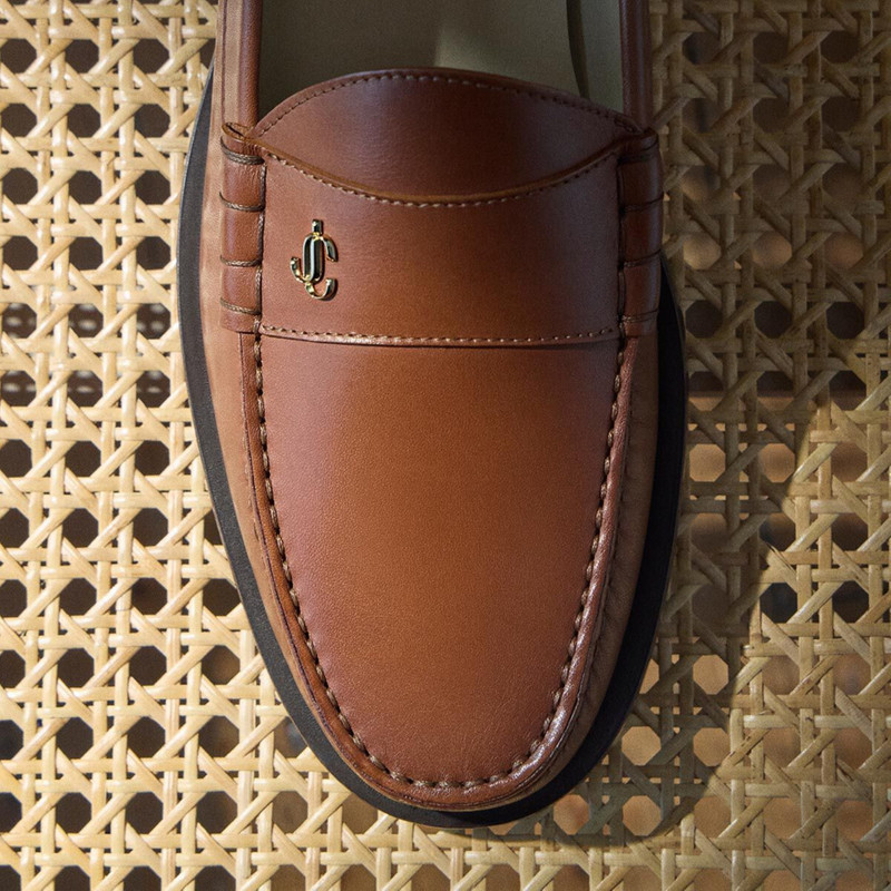 Ethan Loafer Tan Matt Brushed Leather Loafer 5