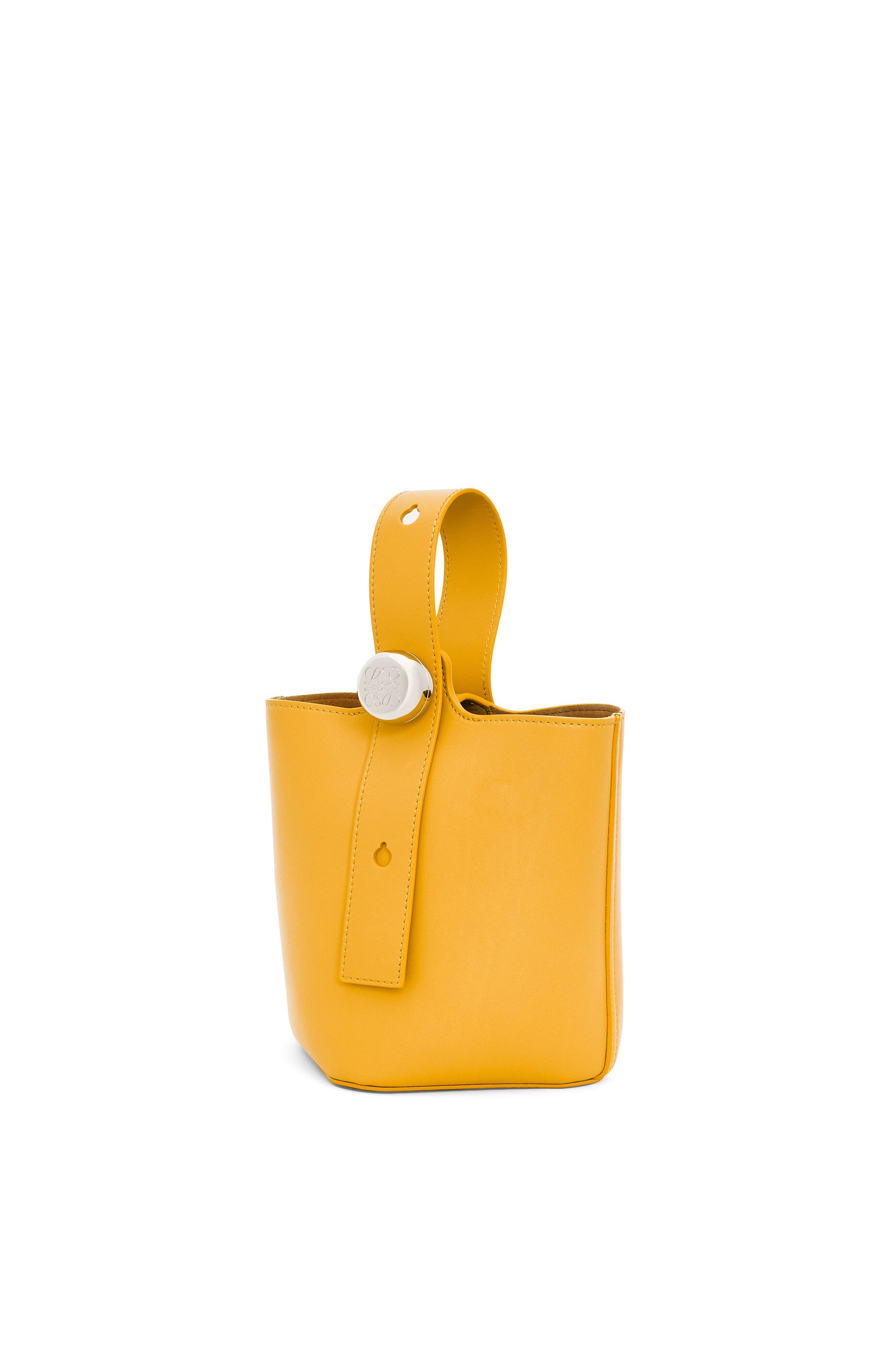 Mini Pebble Bucket bag in mellow calfskin - 2