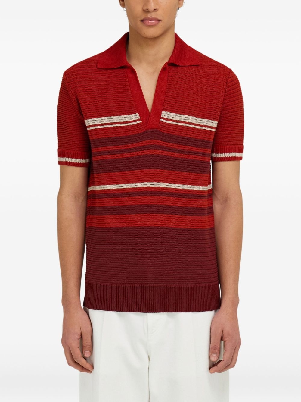 cotton polo shirt - 3