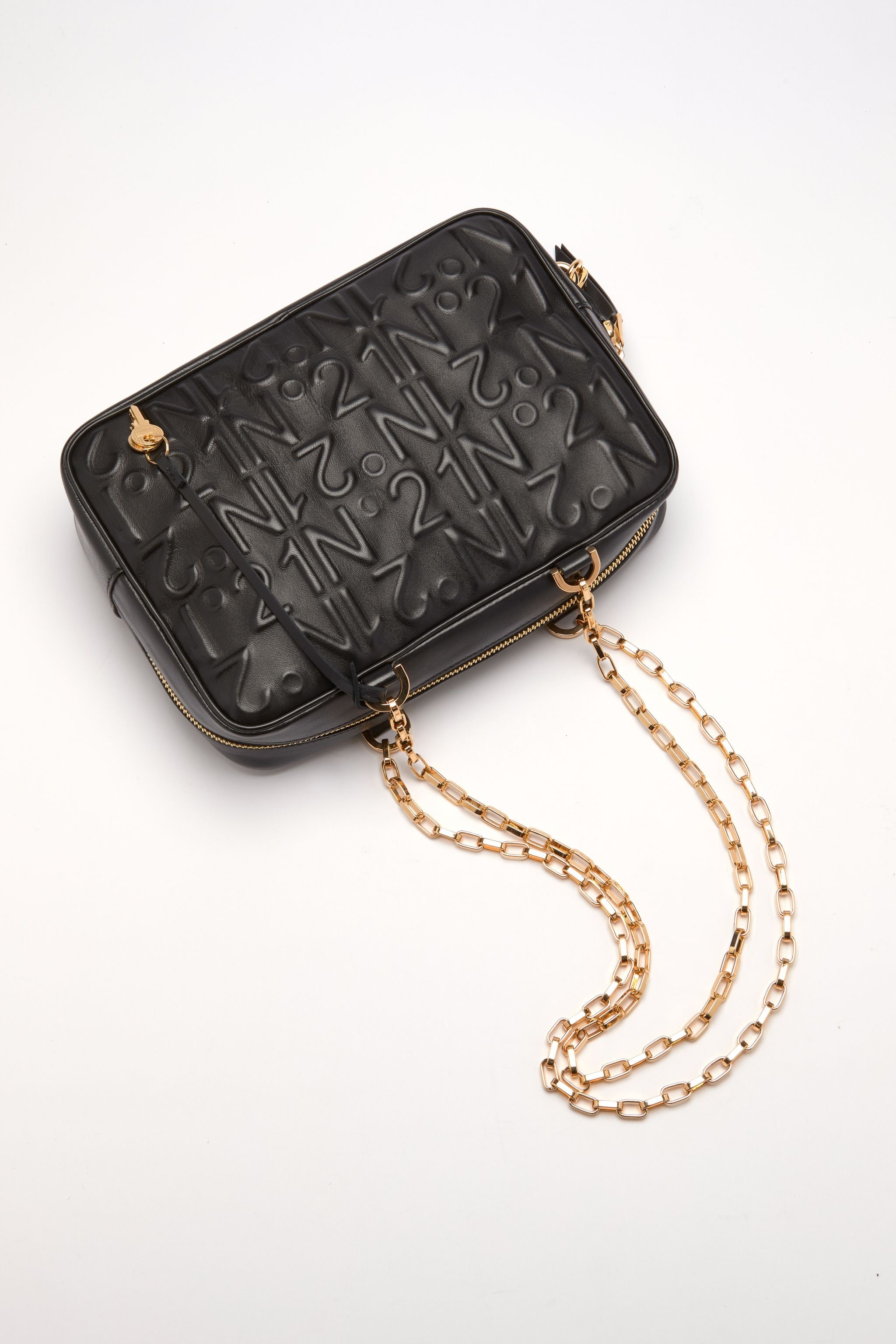 LARGE LOGO-EMBOSSED CROSSBODY BAG - 3