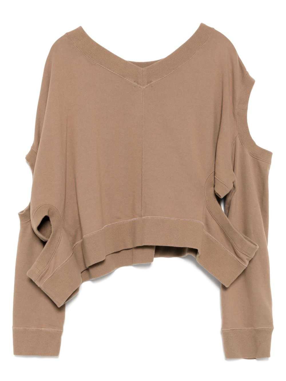 cut-out sweatshirt - 2