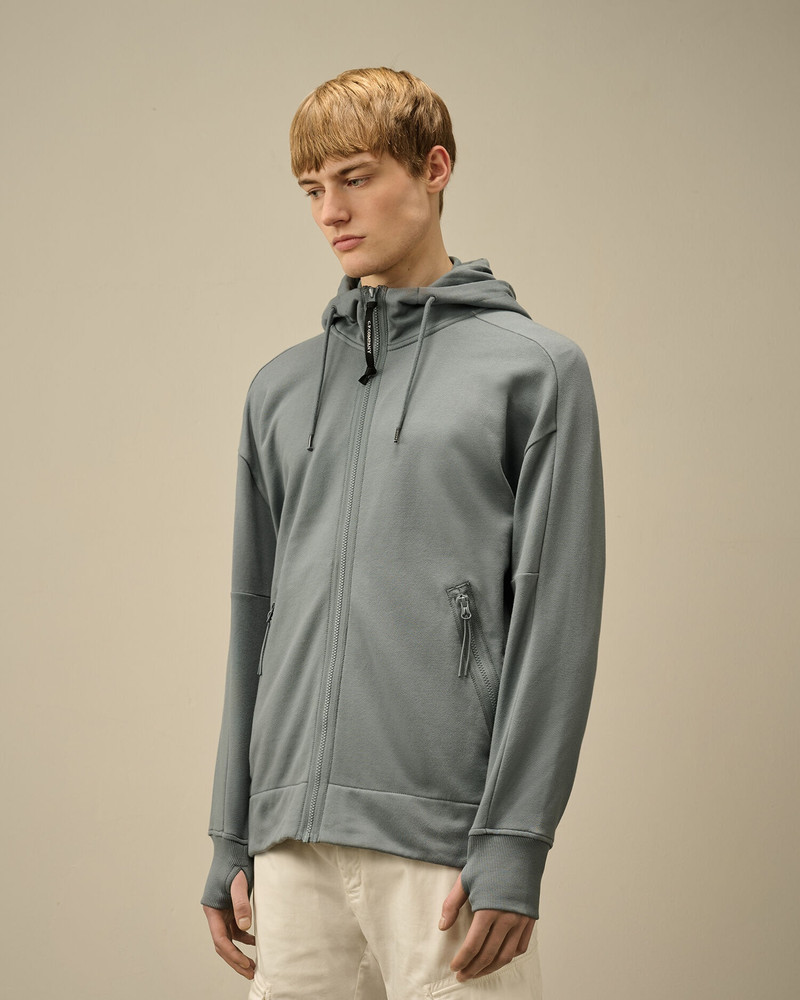 C.P. Company Diagonal Raised Fleece Goggle Hooded Sweatshirt outlook