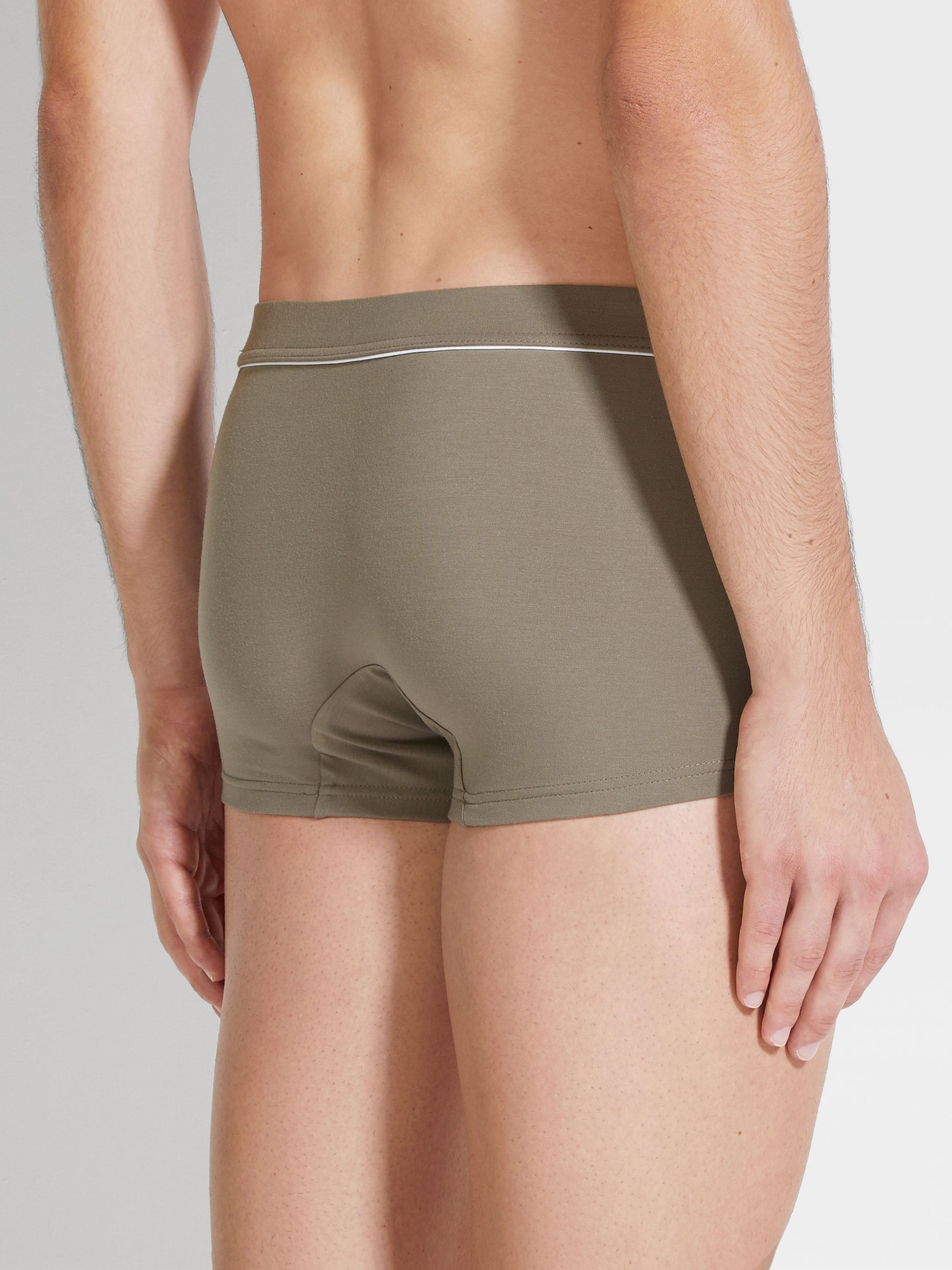 GREEN MODAL BLEND TRUNKS - 3