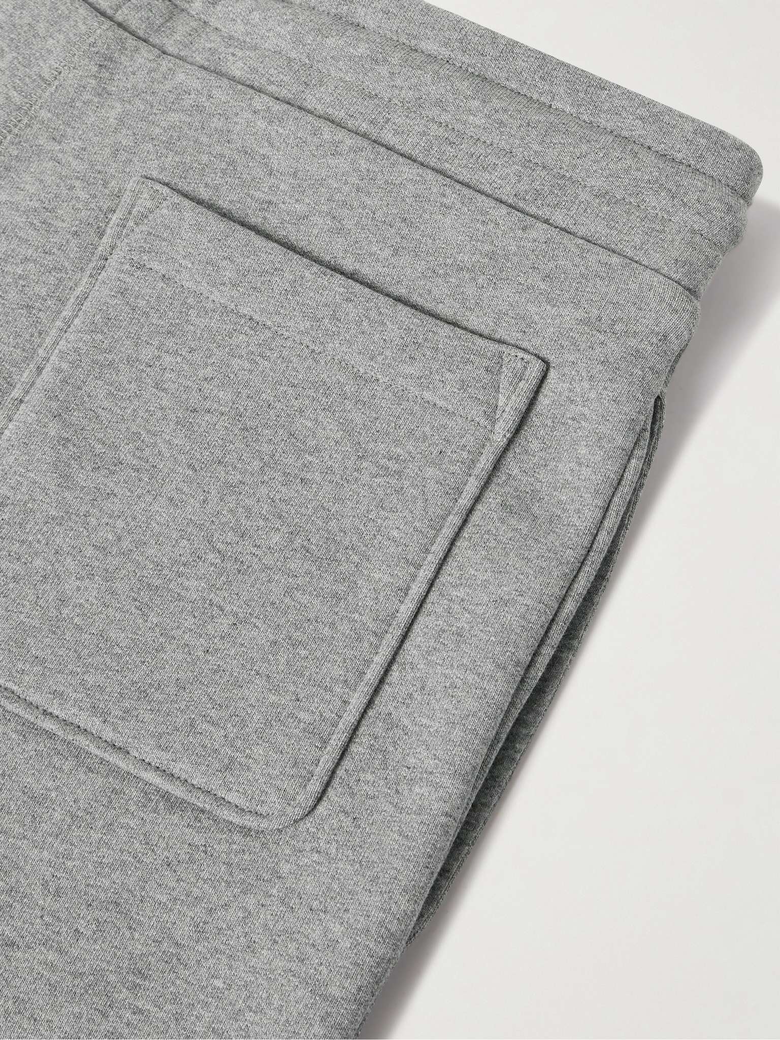 )籾様⑅ Moncler Slim-Fit Tapered Logo-Appliquéd Cotton-Jersey