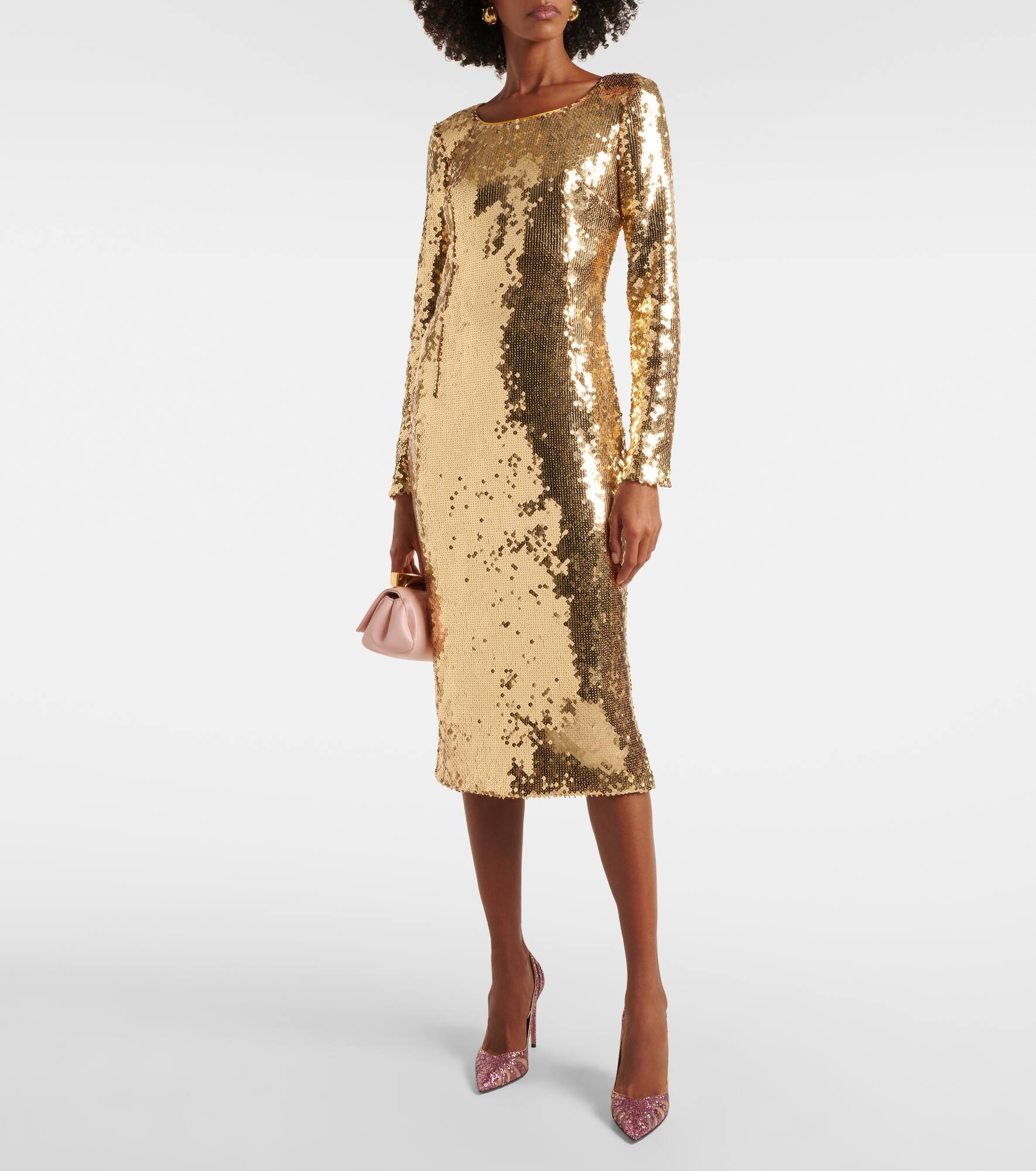 The Spy 105 glitter mesh pumps - 3