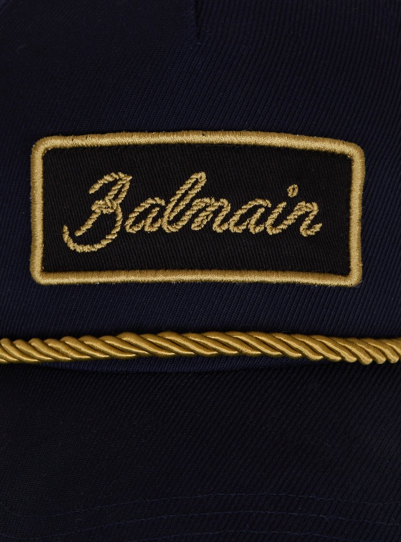 Cotton cap with cord 5