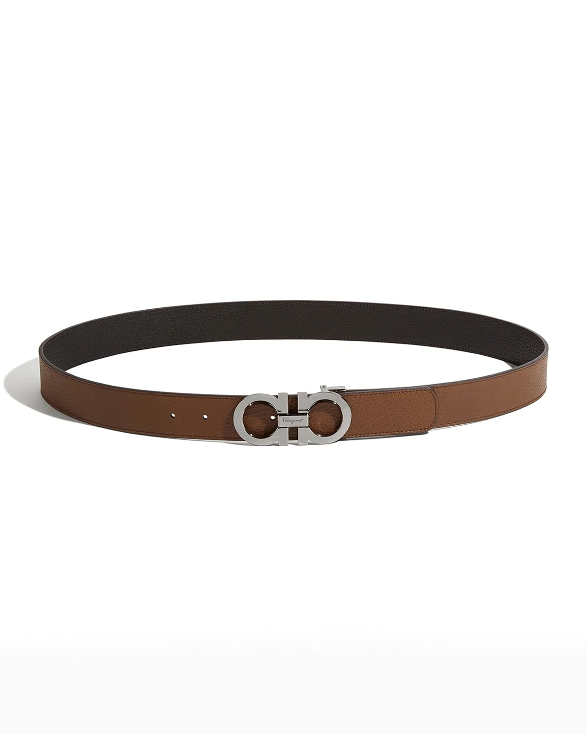 Men's Reversible Leather Gancini Belt - 1